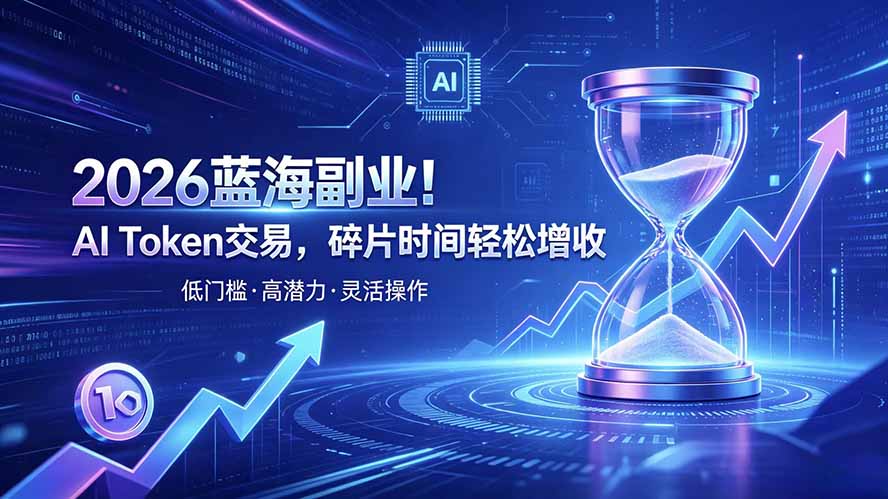 AI Token算力赛道！普通人可入局的数字副业-悟思笔记，一个低调的学习营。