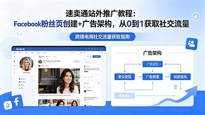 速卖通站外推广教程：Facebook粉丝页创建+广告架构，从0到1获取社交流量-悟思笔记，一个低调的学习营。