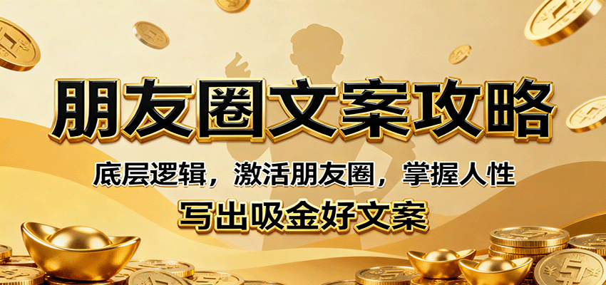 朋友圈文案攻略：底层逻辑，激活朋友圈，掌握人性，写出吸金好文案-悟思笔记，一个低调的学习营。