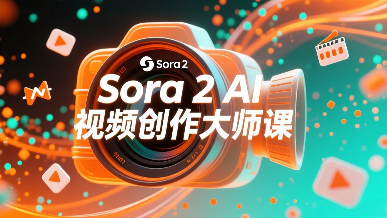 如何利用Sora 2创建流行AI人工智能视频大师班教程：掌握创作全流程，产出百万播放内容-悟思笔记，一个低调的学习营。