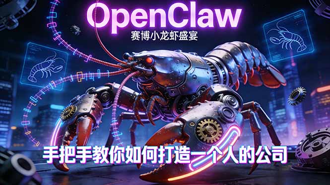 OpenClaw，小龙虾-从产品到爆款的成长之路，手把手教你如何打造一个人的公司-悟思笔记，一个低调的学习营。