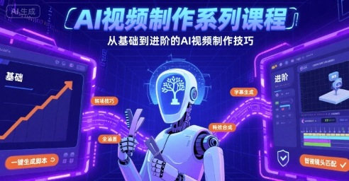AI视频制作系列课程，从基础到进阶的AI视频制作技巧全涵盖-悟思笔记，一个低调的学习营。