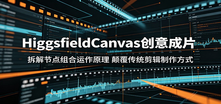 HiggsfieldCanvas创意成片：拆解节点组合运作原理，颠覆传统剪辑制作方式-悟思笔记，一个低调的学习营。