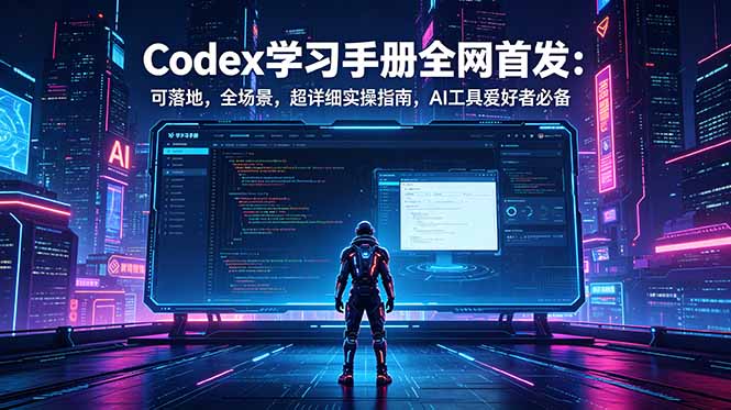 Codex学习手册全网首发：可落地，全场景，超详细实操指南，AI工具爱好者必备-悟思笔记，一个低调的学习营。