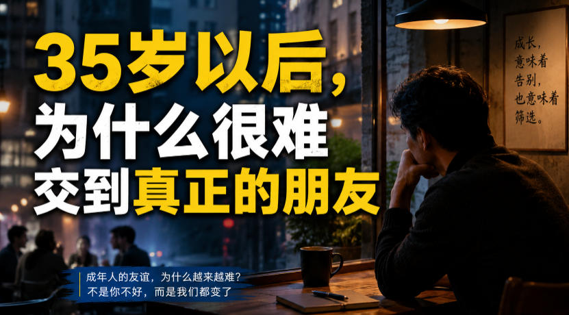 付费文章：35岁以后，为什么很难交到真正的朋友-悟思笔记，一个低调的学习营。