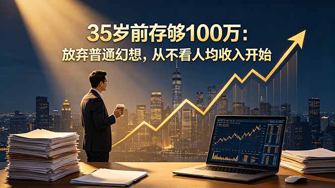 35岁前存够100万：放弃普通幻想，从不看人均收入开始-悟思笔记，一个低调的学习营。