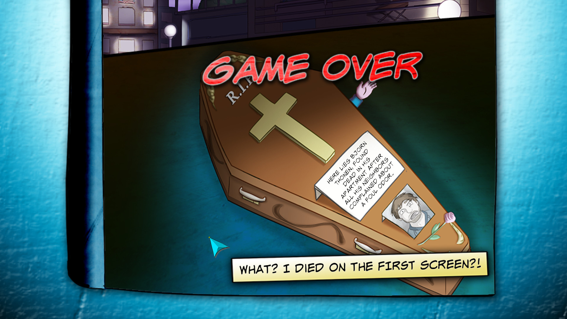 《德米特里：玩世不恭大冒险 Demetrios – The BIG Cynical Adventure》Switch英文版NSP下载 – 含1.0.1补丁-悟思笔记，一个低调的学习营。