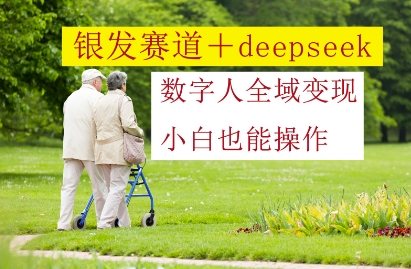银发赛道+deepseek数字人全域变现，小白也能操作-悟思笔记，一个低调的学习营。
