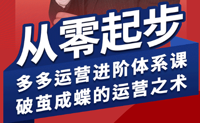海神·拼多多运营进阶系统课(更新2026)-悟思笔记，一个低调的学习营。