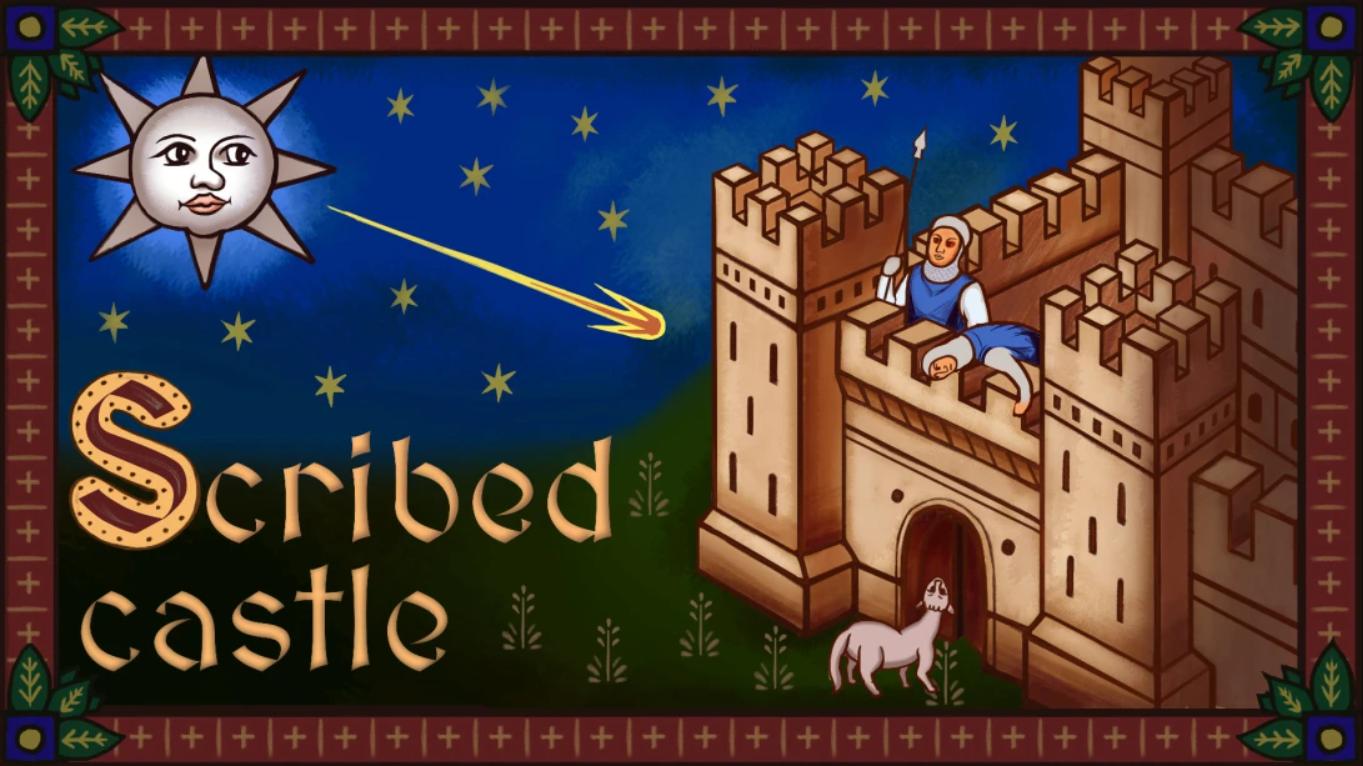 【美版】手绘城堡 Scribed castle 英语-悟思笔记，一个低调的学习营。