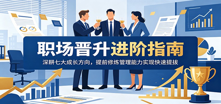 职场晋升进阶指南：深耕七大成长方向，提前修炼管理能力实现快速提拔-悟思笔记，一个低调的学习营。