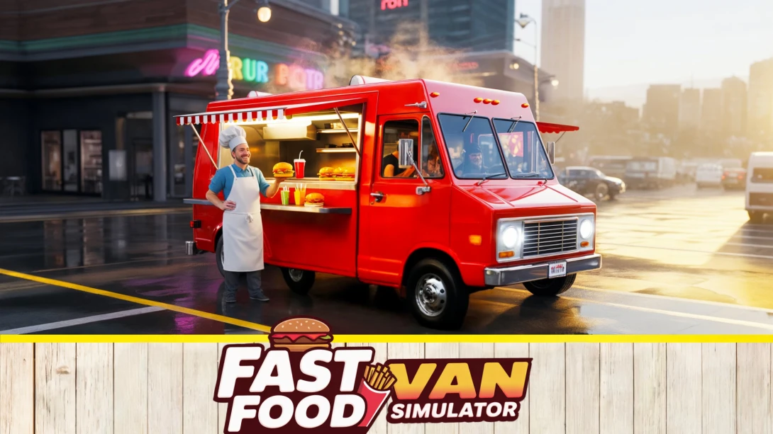【美版】快餐车模拟器 Fast Food Van Simulator 英语-悟思笔记，一个低调的学习营。