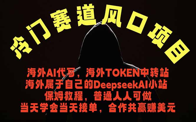 冷门赛道风口项目 海外AI代写！0成本运作完全免费！当天注册当天接单，接单接到手抽筋，无脑...-悟思笔记，一个低调的学习营。