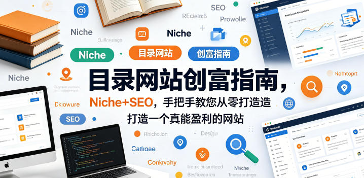 目录网站创富指南，Niche+SEO，手把手教您从零打造打造一个真能盈利的网站【原创双语字幕】-悟思笔记，一个低调的学习营。