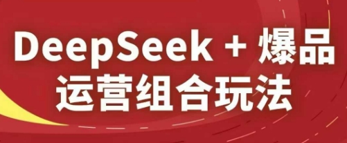 DeepSeek+爆品运营组合玩法，2025淘系精品课-悟思笔记，一个低调的学习营。