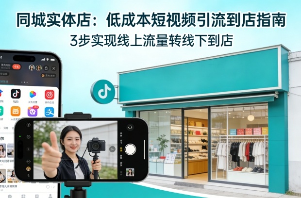 同城实体店，如何低成本把客户从短视频带到线下门店-悟思笔记，一个低调的学习营。