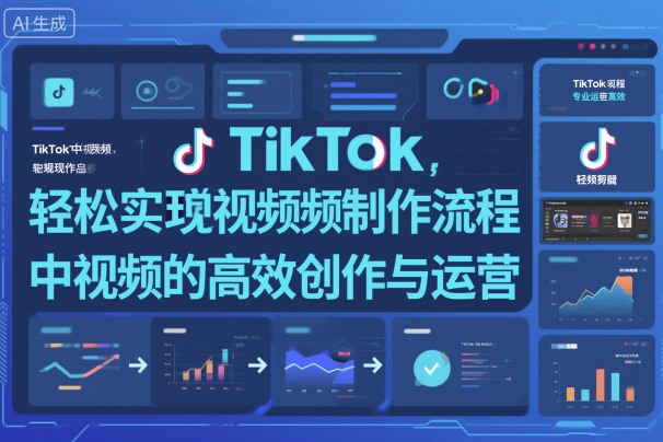 TikTok中视频制做流程，轻松实现Tk中视频的高效创作与运营-悟思笔记，一个低调的学习营。