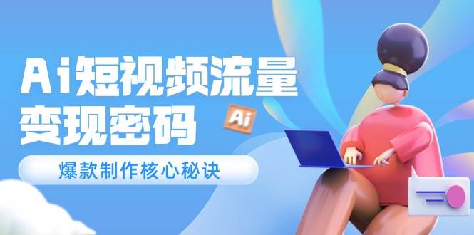 Ai短视频流量密码，爆款制作核心秘诀，120万案例深度解析-悟思笔记，一个低调的学习营。