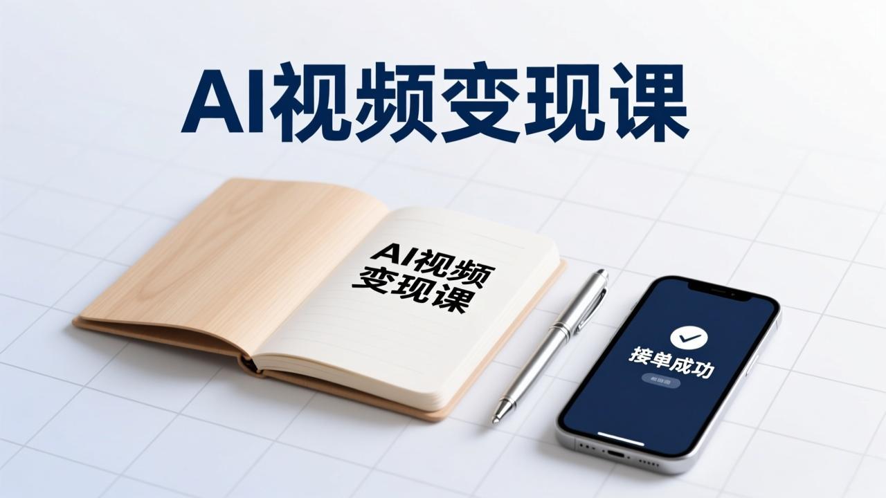 AI视频变现课，学完即可创作短片、接商单，实现副业增收，单项目报价可达千元-悟思笔记，一个低调的学习营。