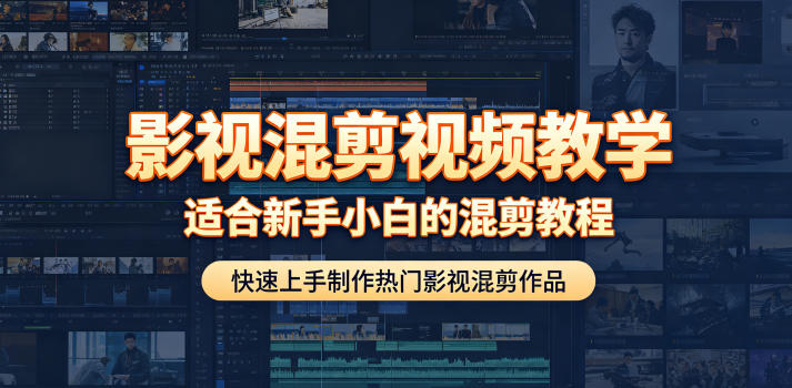 影视混剪视频教学，适合新手小白的混剪教程，快速上手制作热门影视混剪作品-悟思笔记，一个低调的学习营。