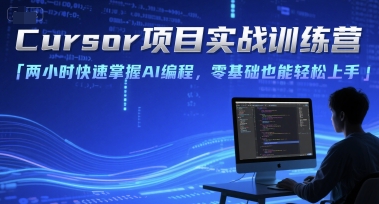 Cursor项目实战训练营，两小时快速掌握AI编程，零基础也能轻松上手-悟思笔记，一个低调的学习营。
