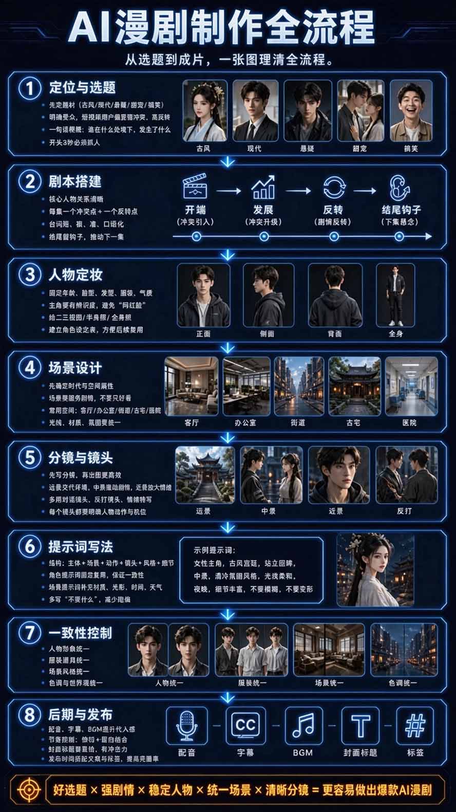 图片[4]-【无水印】2026AI漫剧创作与商业变现掘金营：打通选题→AI编剧→角色场景→自动分镜→视频生成→剪辑发布→运营变现-悟思笔记，一个低调的学习营。