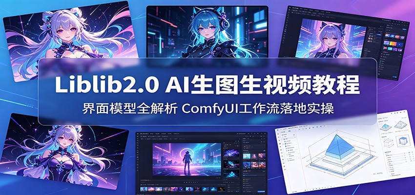 Liblib2.0 AI生图生视频教程：界面模型全解析，ComfyUI工作流落地实操-悟思笔记，一个低调的学习营。