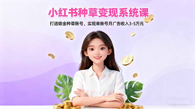 小红书种草变现系统课：打造吸金种草账号，实现单账号月广告收入3-5万元-悟思笔记，一个低调的学习营。