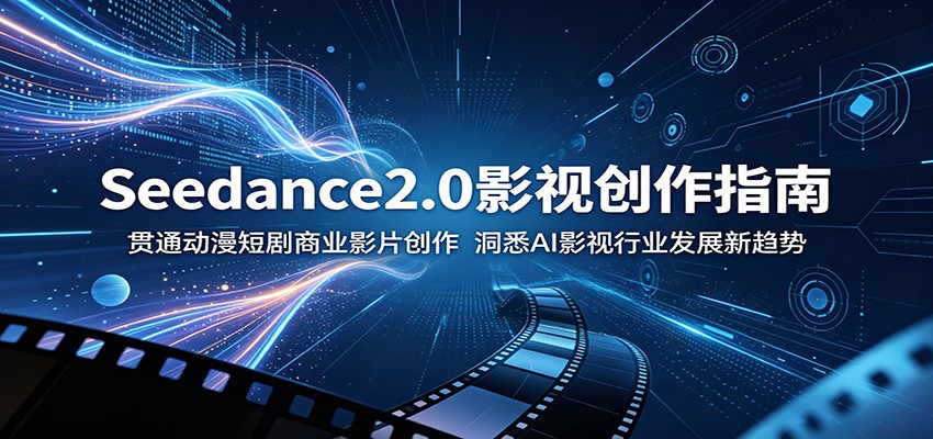 Seedance2.0影视创作指南：贯通动漫短剧商业影片创作，洞悉AI影视行业发展新趋势-悟思笔记，一个低调的学习营。
