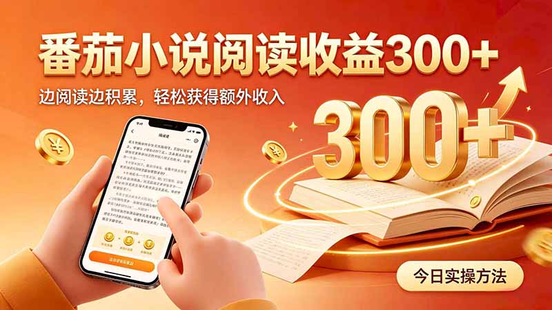 全自动番茄挂机玩法，日入300+边阅读边积累，轻松获得额外收入-悟思笔记，一个低调的学习营。