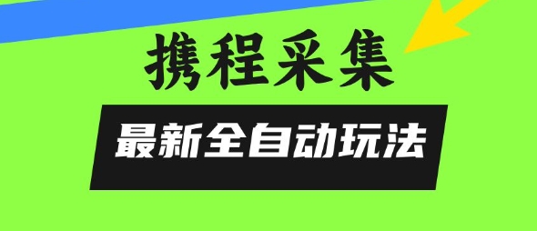 携程信息采集全自动玩法，0风控，无脑开干【揭秘】-悟思笔记，一个低调的学习营。
