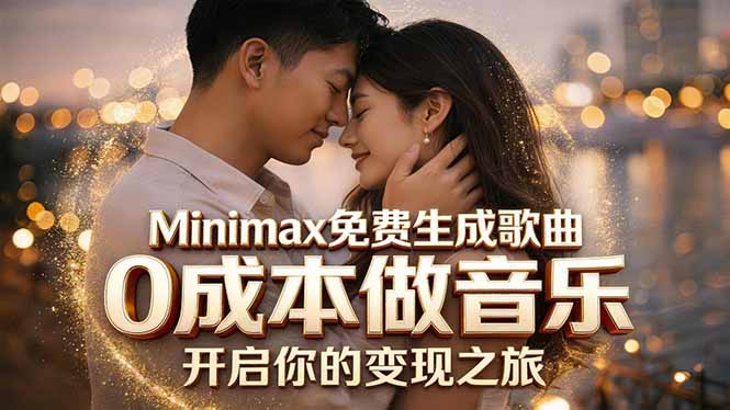 Minimax免费生成歌曲实测！0成本做音乐，说唱流行Lofi一键生成-悟思笔记，一个低调的学习营。