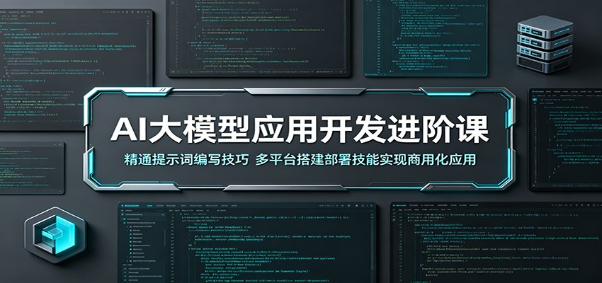 AI大模型应用开发进阶课：精通提示词编写技巧，多平台搭建部署技能实现商用化应用-悟思笔记，一个低调的学习营。