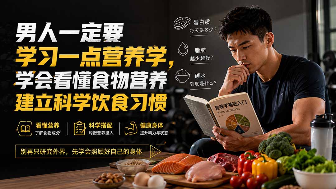 付费文章：男人一定要学习一点营养学，学会看懂食物营养建立科学饮食习惯-悟思笔记，一个低调的学习营。