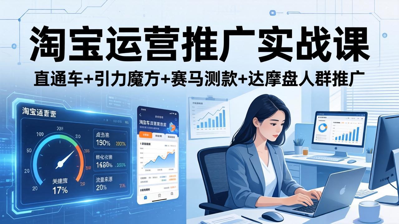 淘宝运营推广实战课(更新26年3月-悟思笔记，一个低调的学习营。
