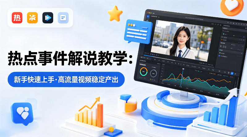 某大V的热点事件解说教学，新手也能快速上手，稳定产出高流量解说视频-悟思笔记，一个低调的学习营。