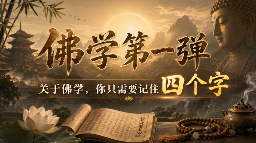 付费文章：佛学第一弹，关于佛学，你只需要记住四个字-悟思笔记，一个低调的学习营。