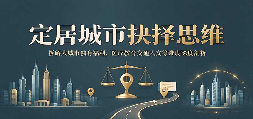 定居城市抉择思维：拆解大城市独有福利，医疗教育交通人文等维度深度剖析-悟思笔记，一个低调的学习营。
