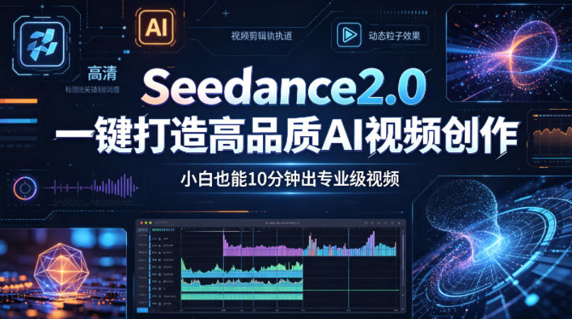 Seedance2.0一键打造高品质AI视频创作，小白也能10分钟出专业级视频-悟思笔记，一个低调的学习营。