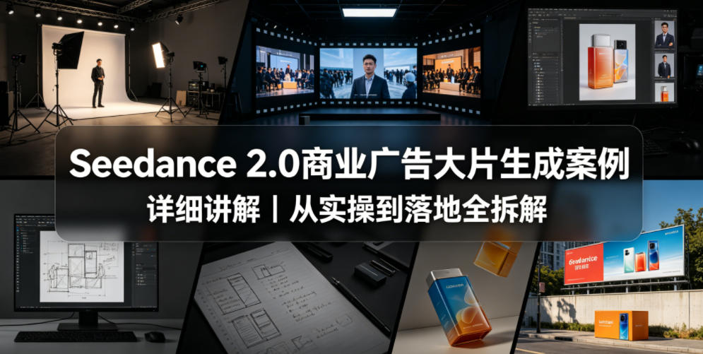 Seedance 2.0商业广告大片生成案例详细讲解｜从实操到落地全拆解-悟思笔记，一个低调的学习营。