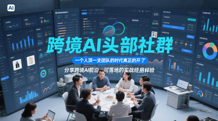 跨境AI头部社群，一个人顶一支团队的时代真正的开始了，分享跨境AI前沿，可落地的实战经验(更新09月11日)-悟思笔记，一个低调的学习营。