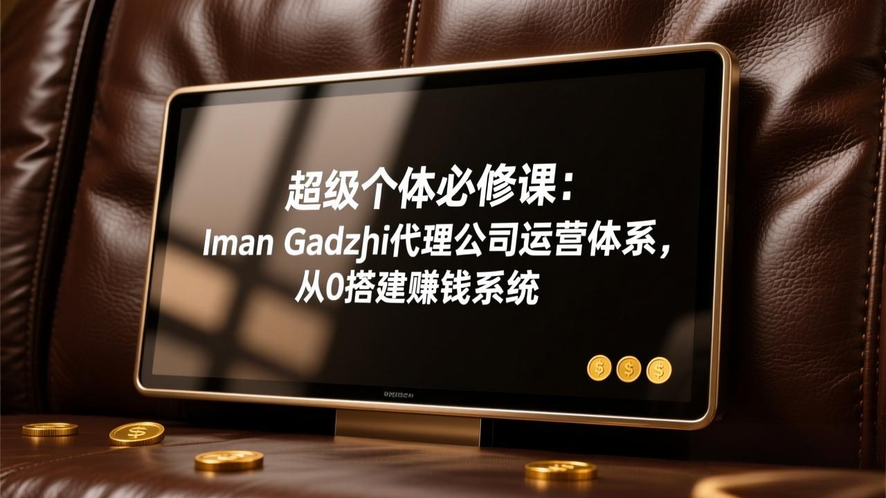 超级个体必修课：Iman Gadzhi代理公司运营体系，从0搭建赚钱系统-悟思笔记，一个低调的学习营。