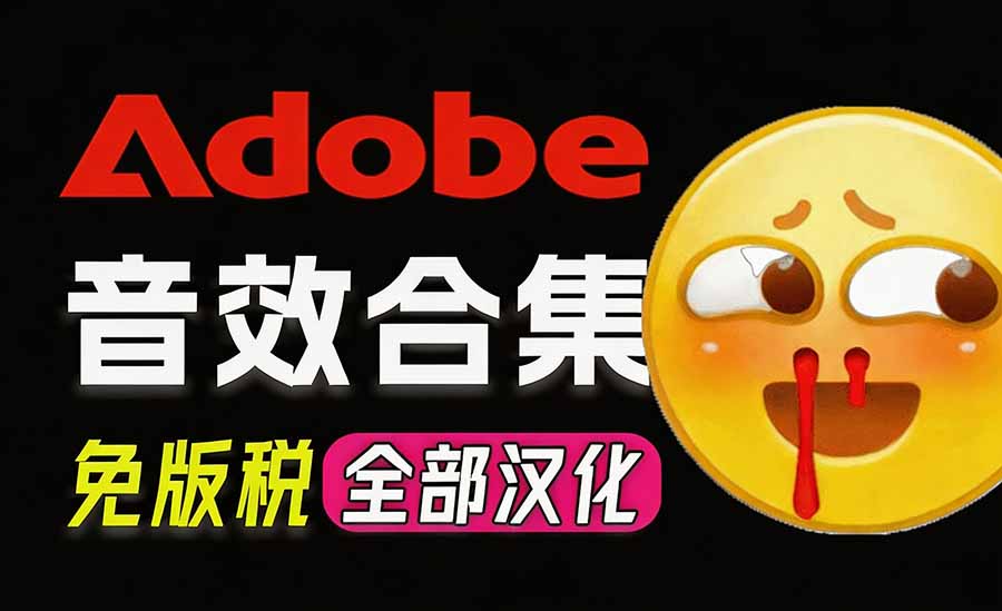 请称爆硬盘！Adobe 和 达芬奇 官方提供的高品质免版税音效库， 10000+ 免费商用音效合集，已离线打包-悟思笔记，一个低调的学习营。