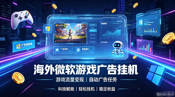 海外游戏广告自动挂G，轻资产海外副业风口，单设备稳定产出500+【揭秘】-悟思笔记，一个低调的学习营。