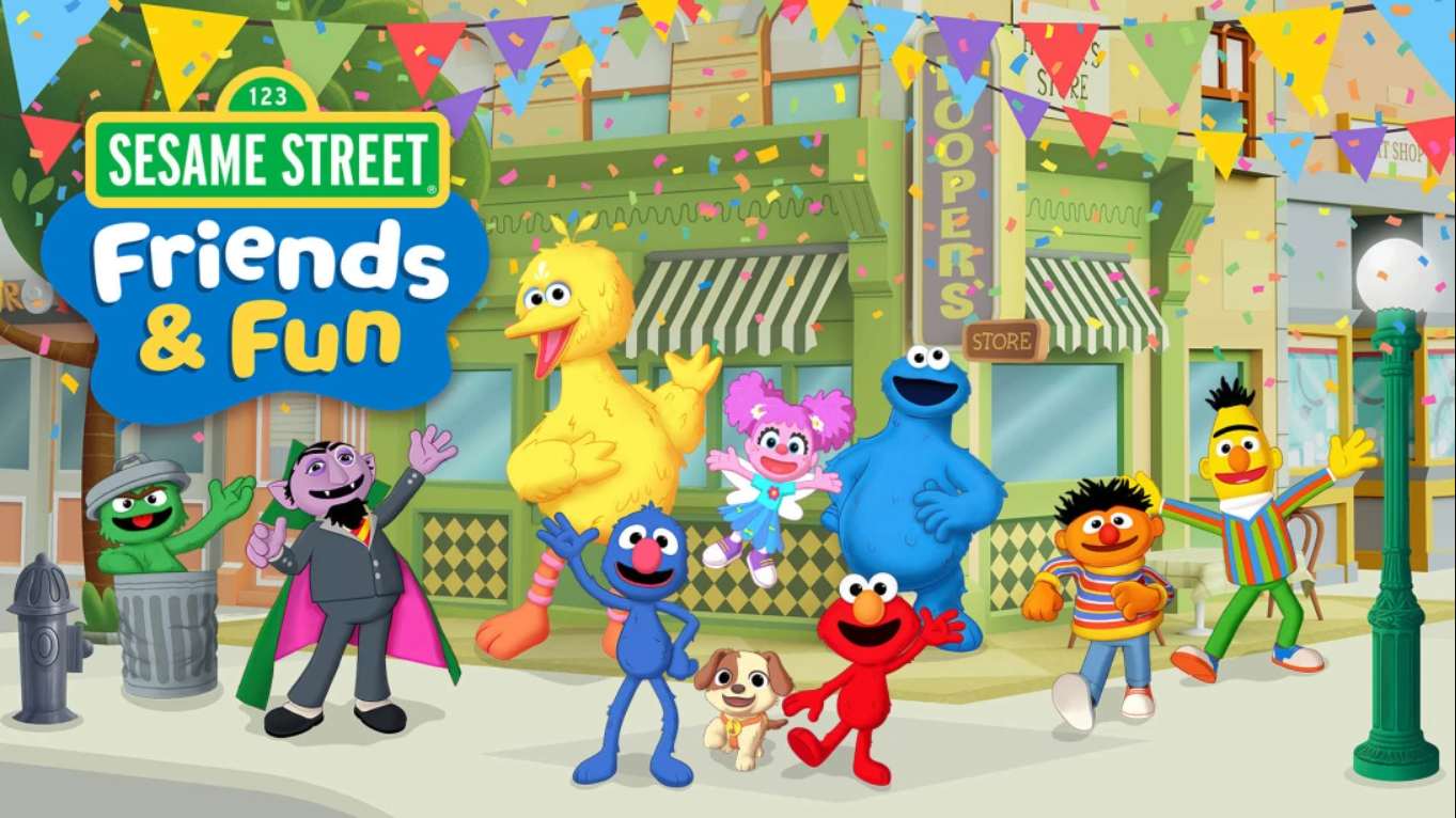 【美版】芝麻街：朋友与欢乐 Sesame Street: Friends & Fun 中文-悟思笔记，一个低调的学习营。