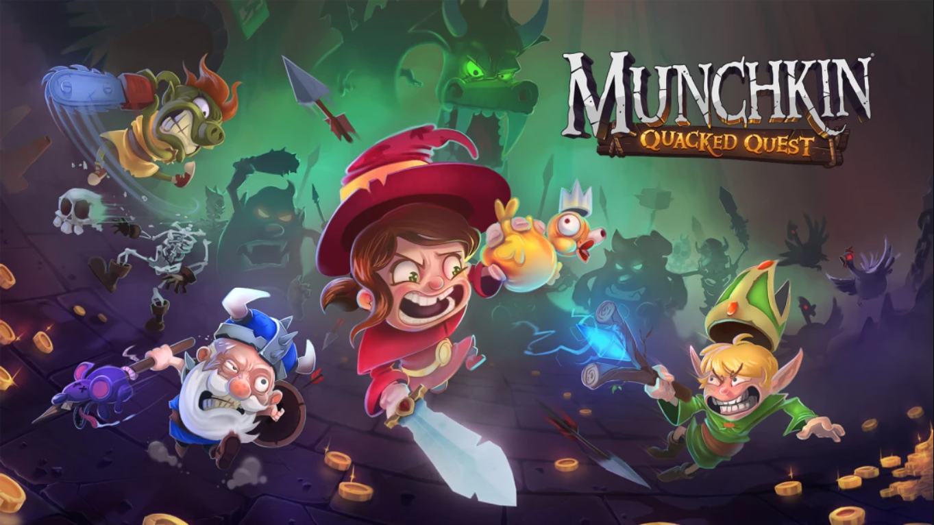【美版】小白世纪：嘎嘎任务 Munchkin: Quacked Quest 英语-悟思笔记，一个低调的学习营。