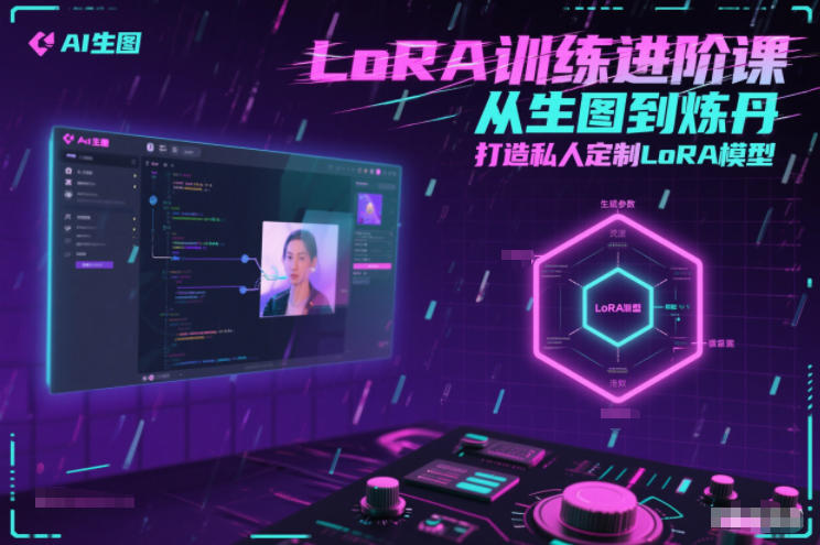 LoRA训练进阶课，从生图到炼丹，打造私人定制LoRA模型-悟思笔记，一个低调的学习营。