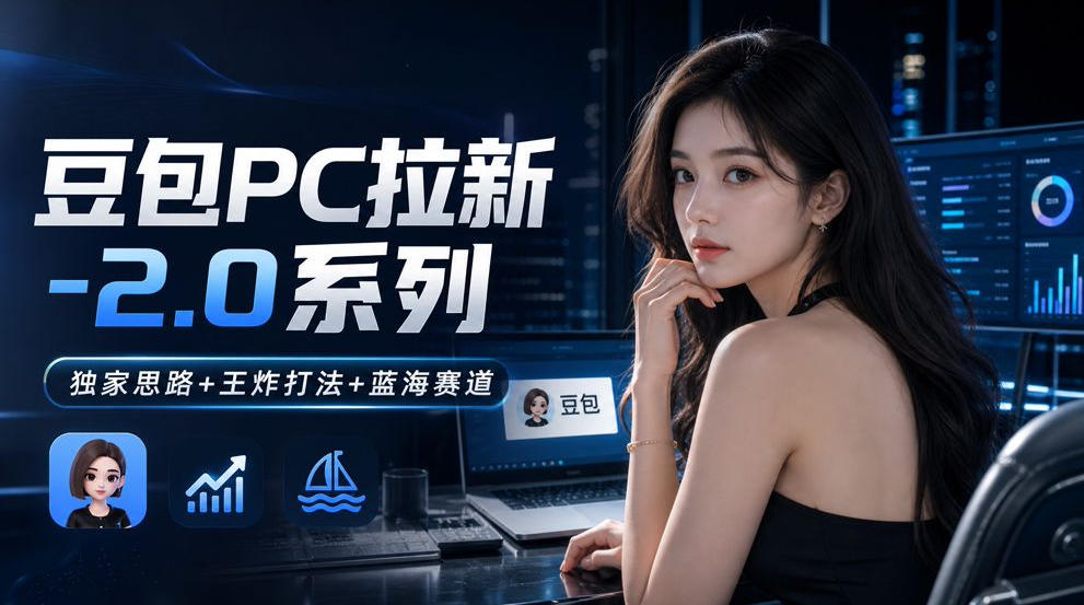 豆包PC拉新2.0系列-独家思路+王炸打法+蓝海赛道-悟思笔记，一个低调的学习营。