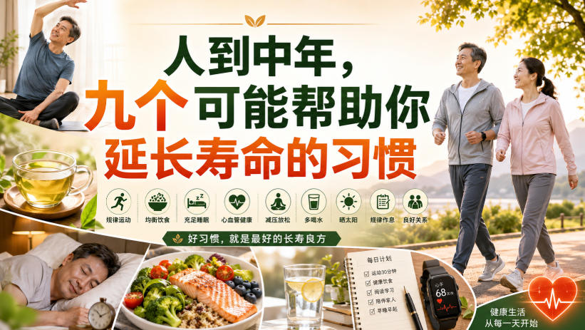 付费文章：人到中年，九个可能帮助你延长寿命的习惯-悟思笔记，一个低调的学习营。