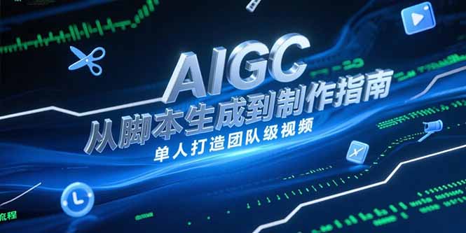 AIGC视频制作指南，从脚本生成到剪辑全流程，单人打造团队级视频-悟思笔记，一个低调的学习营。